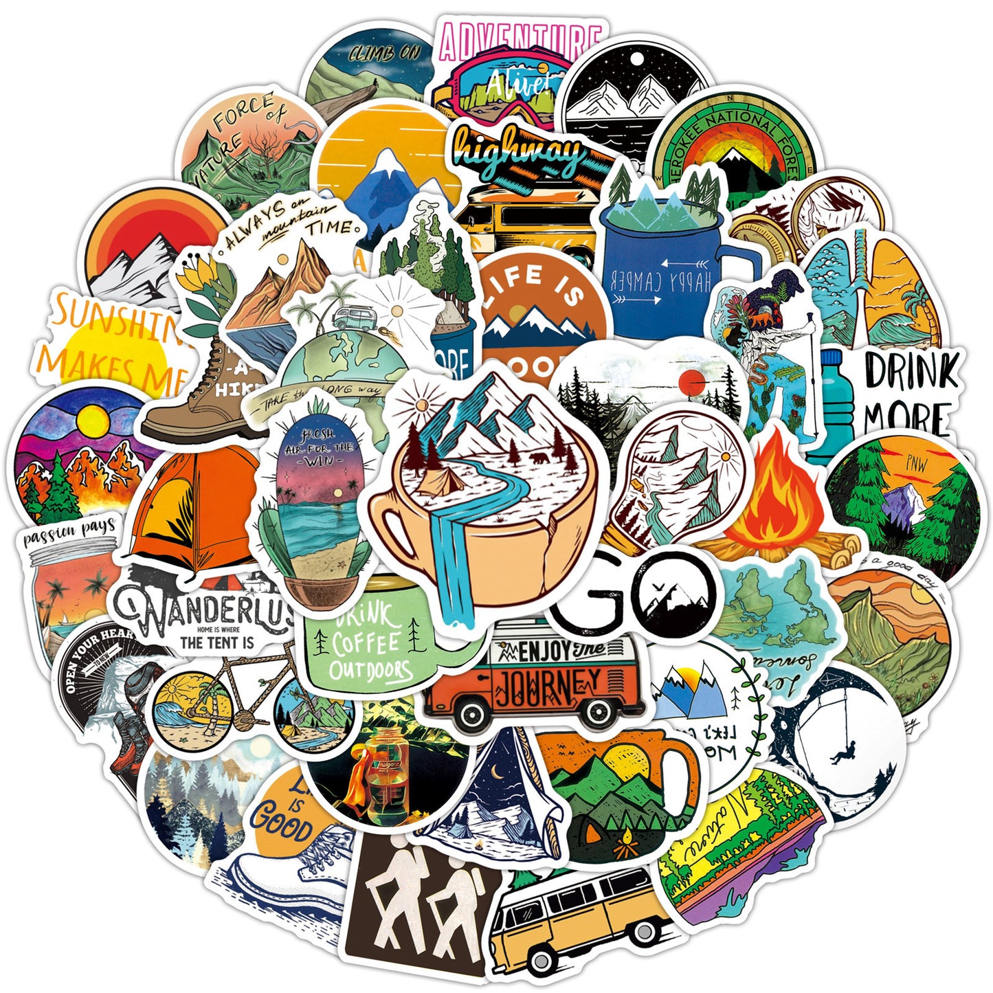 Exit Glacier Adventure Sticker Pack