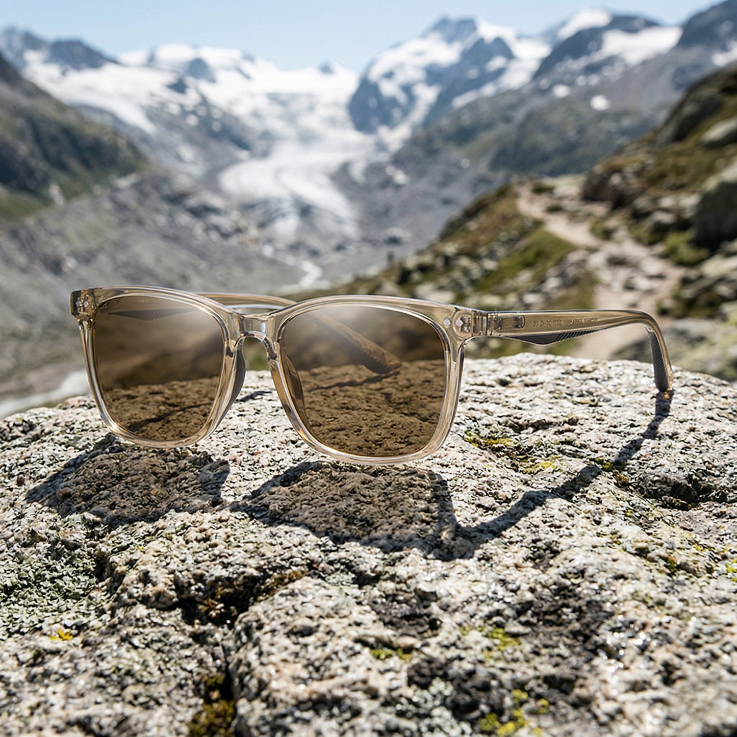 Exit Glacier Clear Ridge Polarized Sunglasses