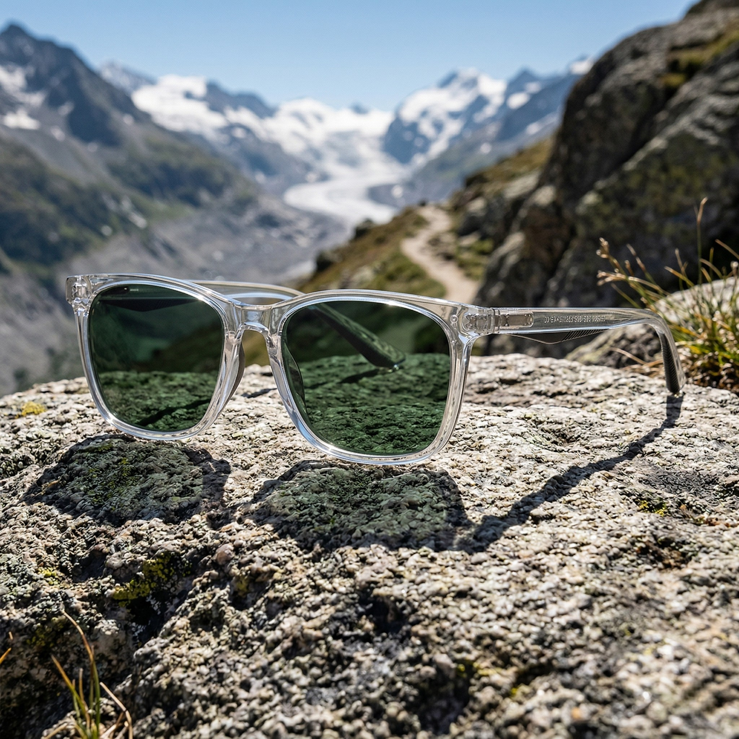Exit Glacier Clear Ridge Polarized Sunglasses