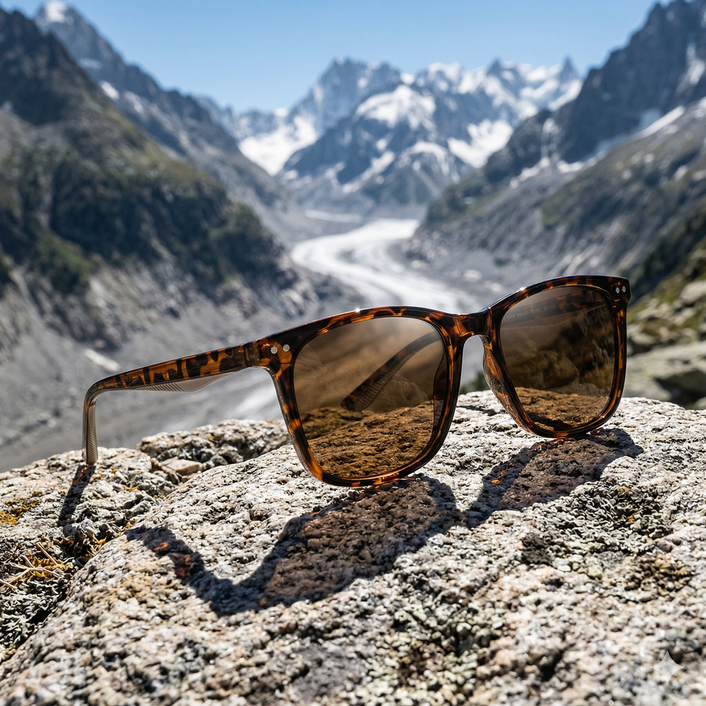 Exit Glacier Clear Ridge Polarized Sunglasses