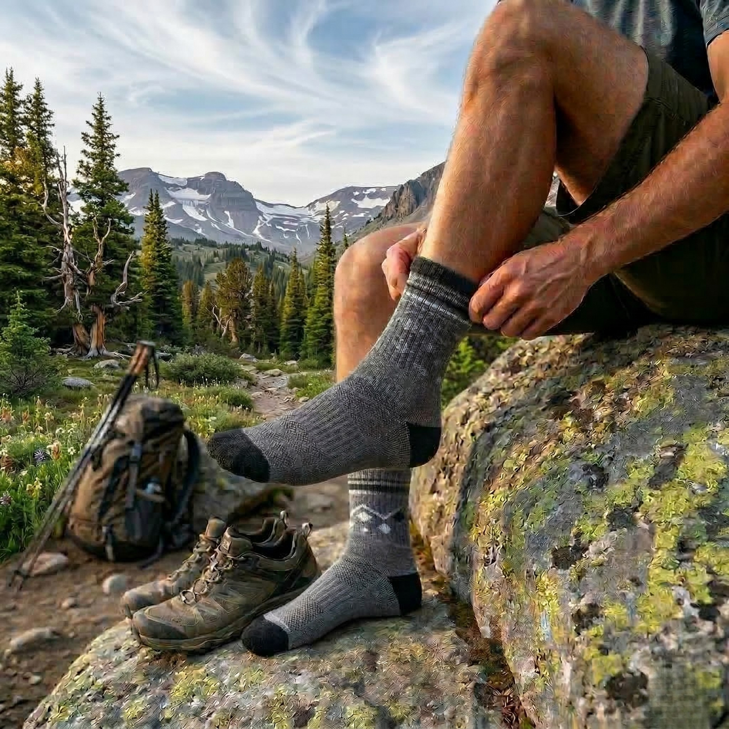 Exit Glacier Trail Merino Socks