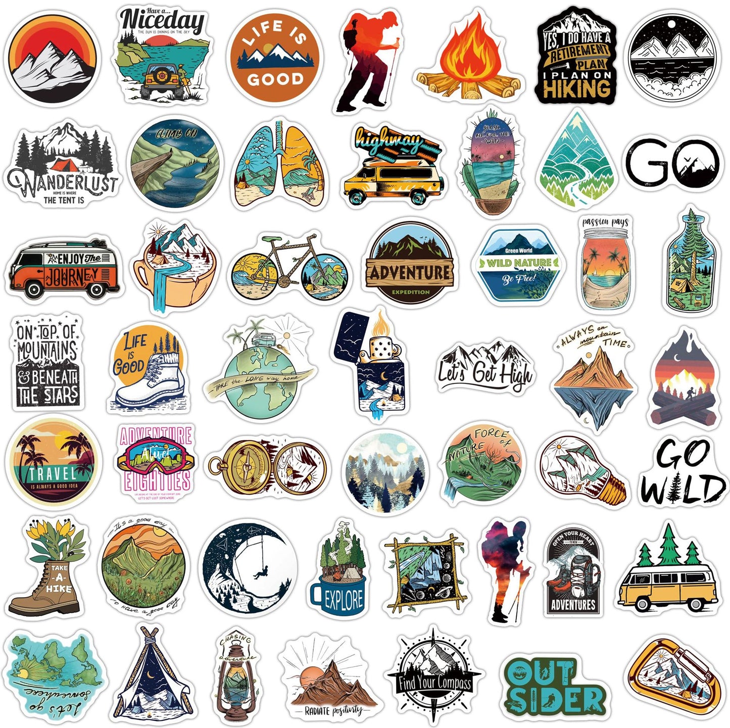 Exit Glacier Adventure Sticker Pack