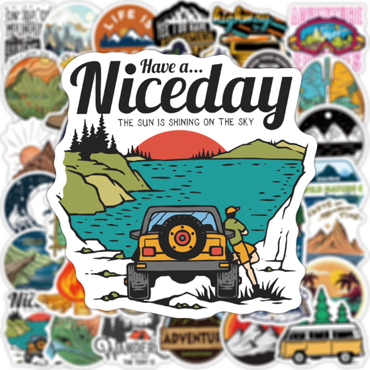Exit Glacier Adventure Sticker Pack